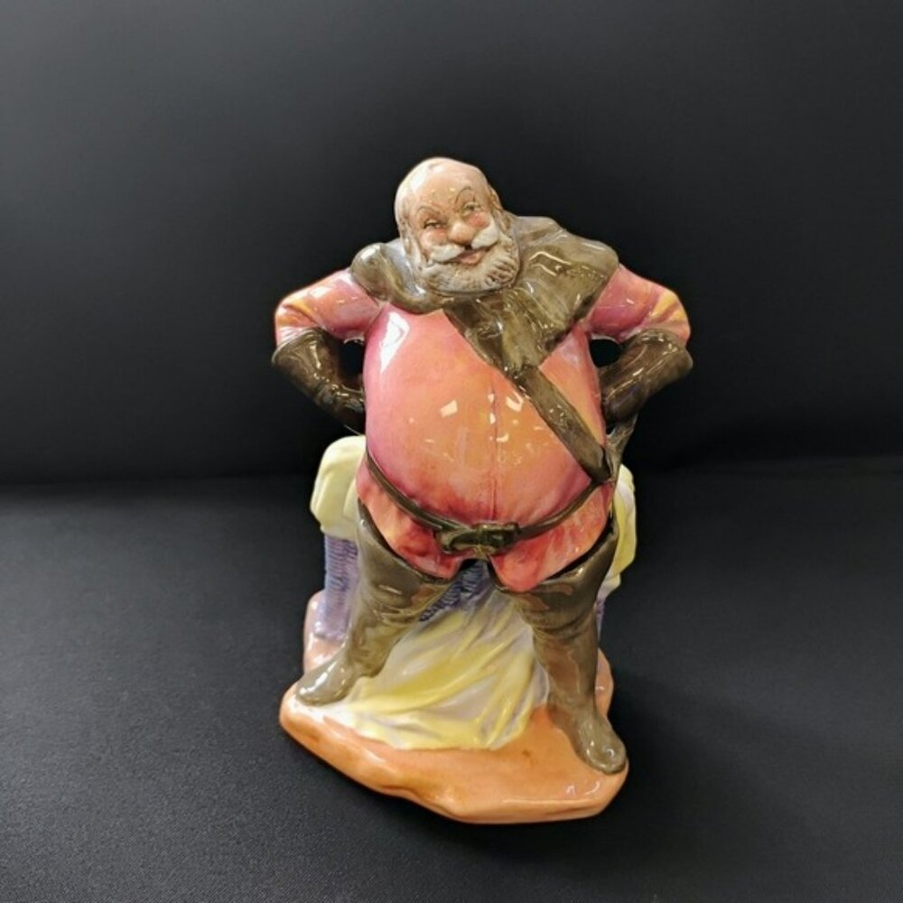 Royal Doulton Falstaff Figurine H.N. 2054 Copr 1949 Hand-Painted Porcelain Colle